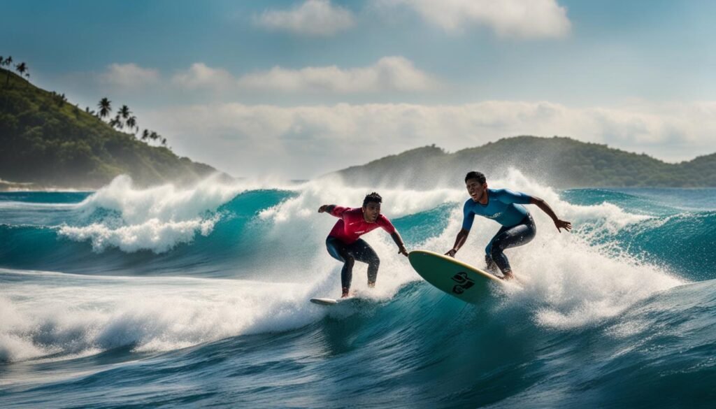 El Salvador surfers in Olympics