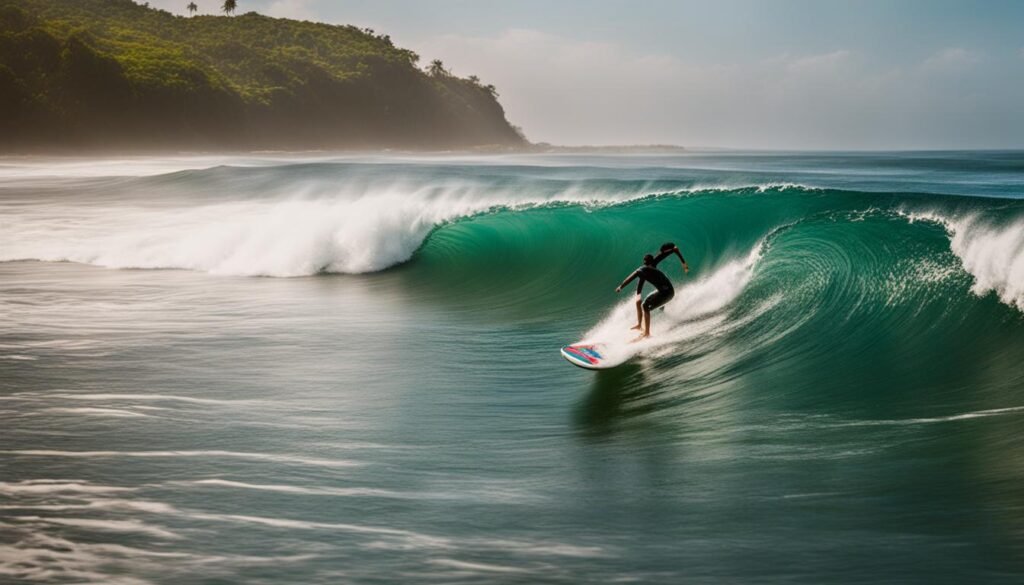 Surfing in El Salvador