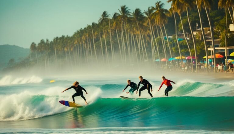 Surf City El Salvador for intermediate surfers