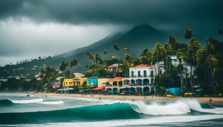 rainy season Surf City El Salvador