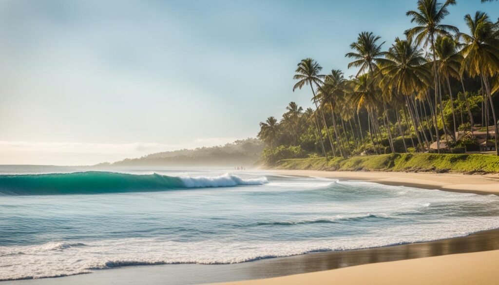 playa mizata surf break