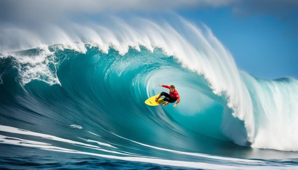 Teahupoo local surfer Vaast